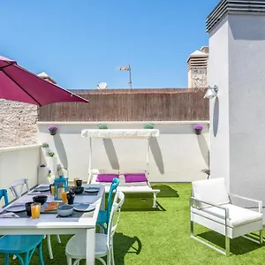 Atico Terraza Privada Piscina Centro Ac Nuevo 1hab Apartamento Málaga